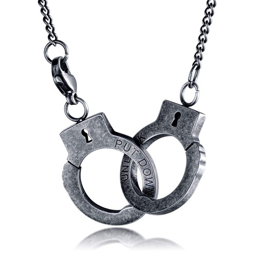 Collier pendentif menotte aiks - collier,