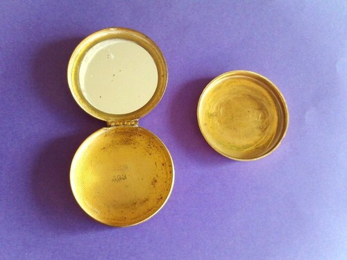 Art deco mirror powder keg - mirror, in