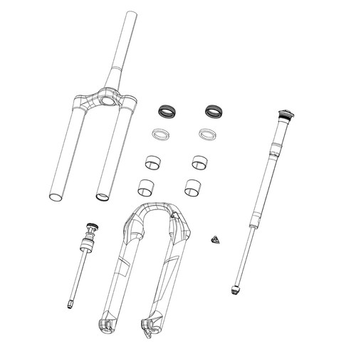 Rockshox fork spring - fork, air