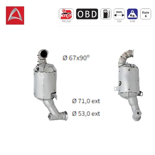 Catalyseur pour citroën - catalyseur,