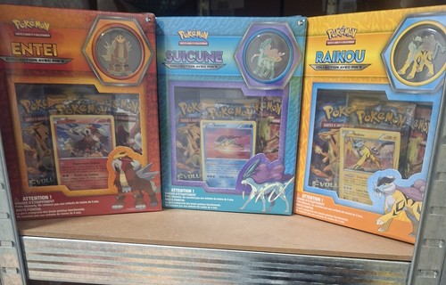 Coffrets suicune entei raikou - coffrets,