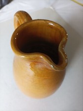 pichet ancien en terre cuite verseuse cruche vernissée poterie