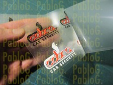 Cobra alarme vinyle autocollant X4 vinyle autocollants auto-collants ーーーー