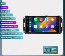 Radio 2 din Pour Jeep Wrangler JK 2GB 32GB GPS Navigator Bluetooth Carplay Dodge