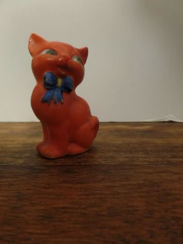 Vtg orange cat - cat, salt