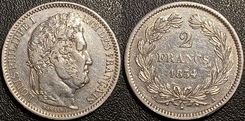 Louis philippe 2 - -, francs