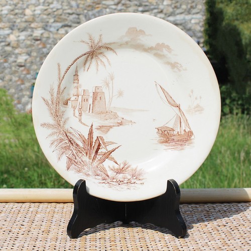 Ancienne assiette plate - , en