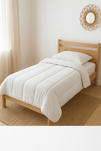 Couette blanche coton - -, chaude