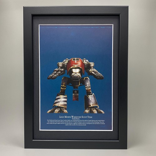 Adeptus titanicus art - titanicus, encadré