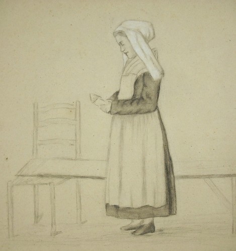 Jeune bretonne saint gildas - jeune,