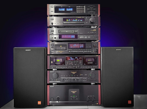 Sony hifi tower - es,