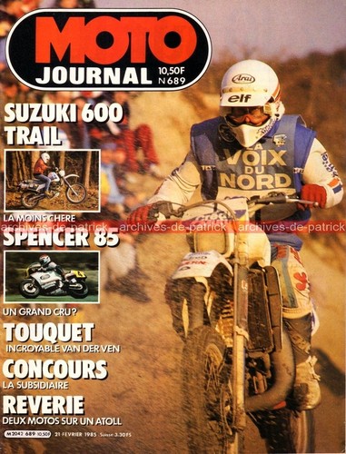 Moto journal 689 suzuki - moto, 600