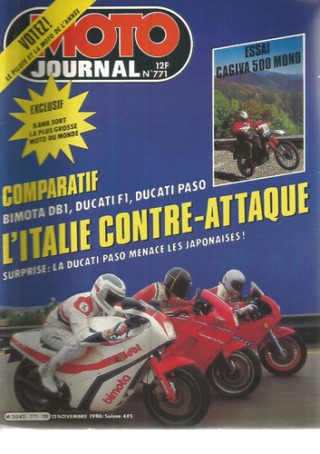 Moto journal 771 bimota - journal, db1