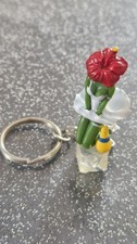 Porte clés pin fleur - clÉs,