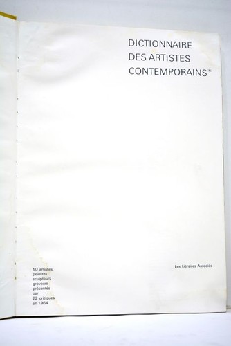 Livre ancien artistes - livre,