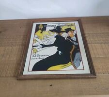 Cadre Bois Miroir Divan Japonais - Publicitaire Ed Fournier - Rare - Art Déco
