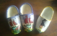 Lot de 3 sabots en faïence