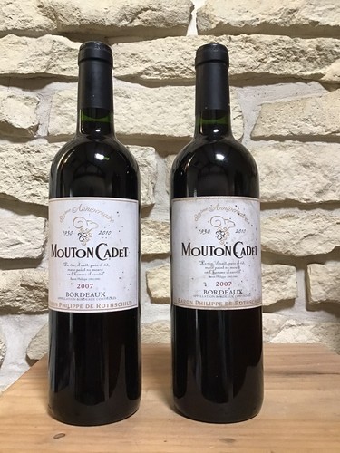 Bouteille mouton cadet - cadet, 2007
