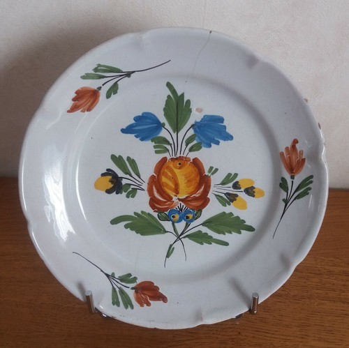 Assiette ancienne faïence - ancienne,