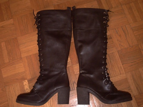 Bottes hautes genoux texto - bottes,