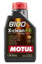 Motul 8100 X-clean FE 5W30 - BIDON 1 LITRE - HUILE RENAULT RN17  ET PSA 2290