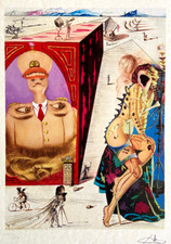 Salvador Dali Lithographie COA