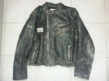 blouson GUESS cuir vieilli