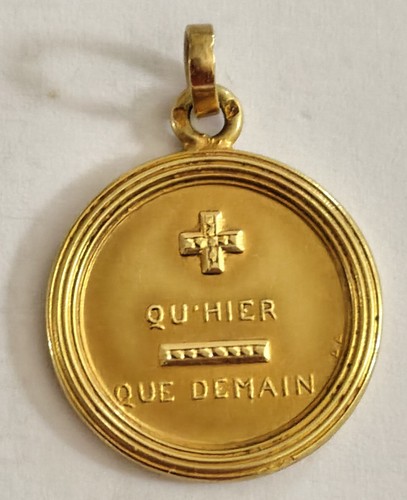 Pendentif médaille amour or - d'amour,