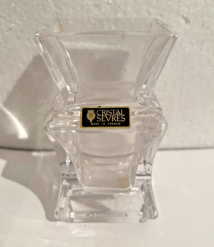 Vase cristal sèvres h - de,