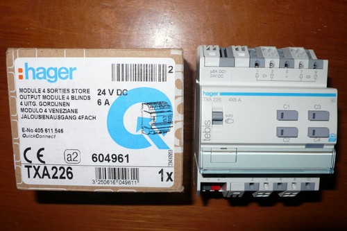 Hager txa226 module - txa226, sortie