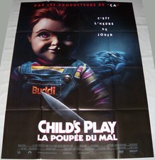 CHiLD'S PLAY  toy doll horror Chucky Aubrey Plaza Bateman  LARGE French POSTER