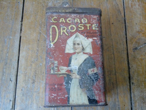 Ancienne boite tole cacao - ancienne,