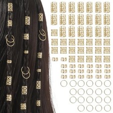 Bijoux cheveux tresse doré - bijoux,