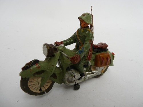 Soldat elastolin motard moto - motard,