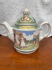 Théière  Sadler Made in  England Motif David Copperfield  de Charles Dickens