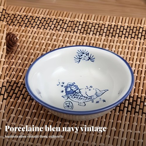 Vaisselle céramique bleu