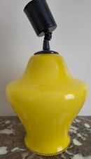 suspension vintage en opaline