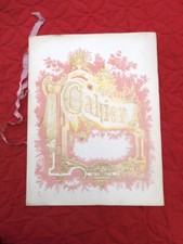 CAHIER ECOLIER Superbe Papier Gauffré 1909 ECOLE INSTRUCTION