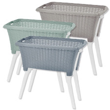 Linges Panier À Avec Volet Rabattable Jambes Pieds 35 Litre Linge