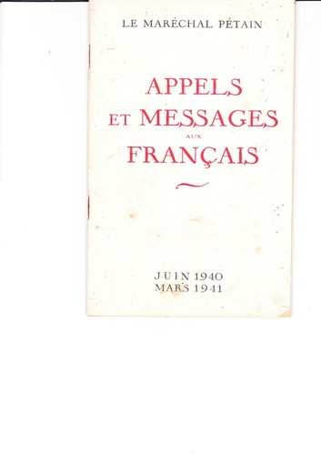 Livret appels messages aux - livret,