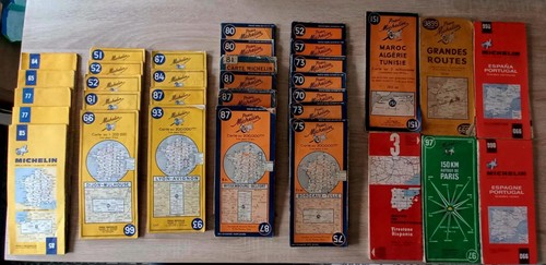 Anciennes cartes routières