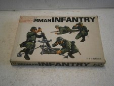 MAQUETTE FIGURINE INFANTRY GERMAN N°13 BANDAI 1/48