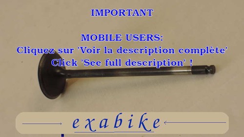 Soupape echappement pour - soupape,