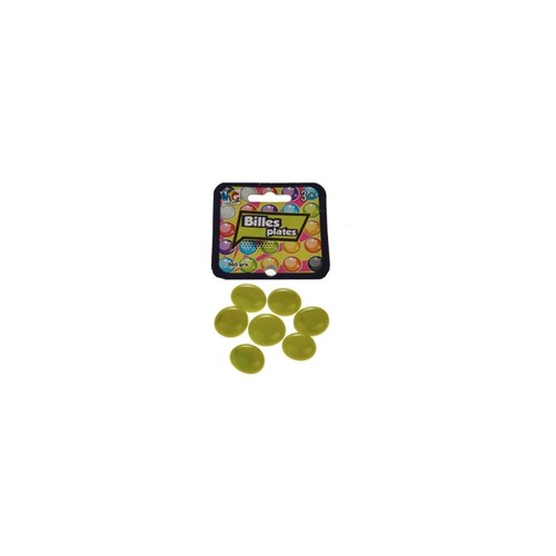 Sachet billes plates vert - de,