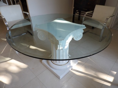 Table manger ronde avec - ronde,