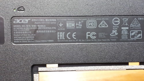 Acer aspire es1 - es1-732, series