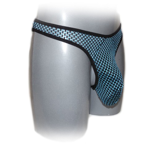 Tanga avec motif maille - avec,