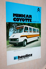 Prospectus Autocar Bus CITROEN HEULIEZ C35  Car Autobus Prospekt Truck LKW