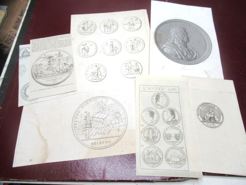 Ensemble gravures medailles - ensemble,