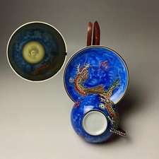 Blue Dragonware Moriage